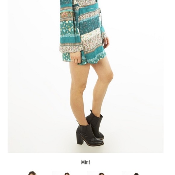 Floral print mini dress - Picture 3 of 4